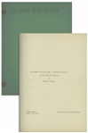 Moe Howards 20pp. Script Dated January 1951 for The Stooges Film Pest Man Wins -- With Moes Edit to 2 Extra Pages of Script Revisions, Also With 2pp. Call Sheets -- Very Good Plus Condition